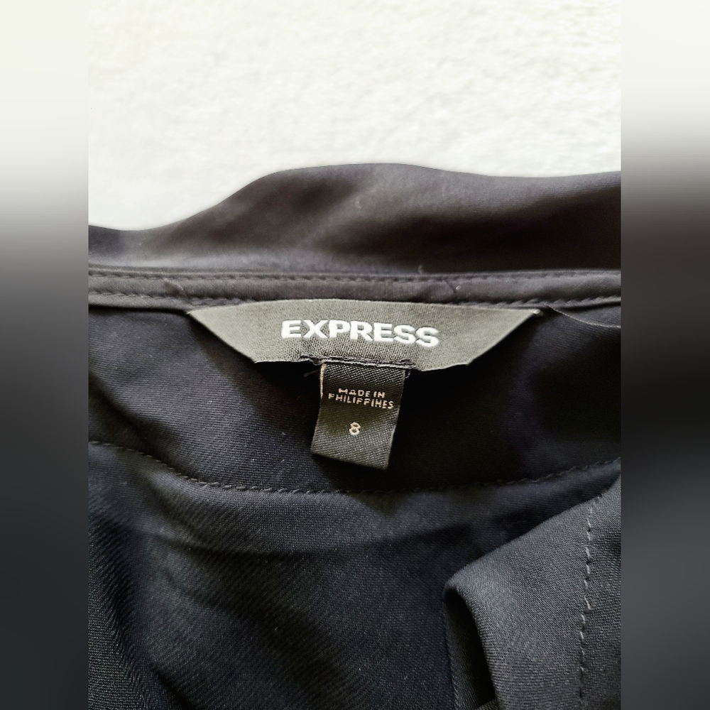 Express One Shoulder Ruffled Crop Top - Picture 6 of 7